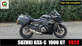 Suzuki GSXS 1000 GT 2023 test ride completo English subtitles [upl. by Erick379]