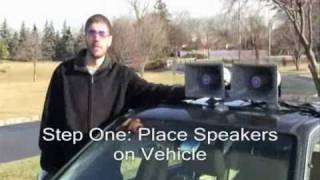 How to Set up the Sound Cruiser™ Car PA System from AmpliVox™ [upl. by Ronda956]