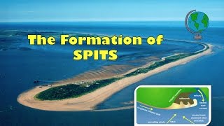 How Coastal Spits are formed  labelled diagram and explanation [upl. by Anerak]