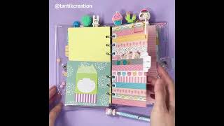 Decorative Cute Planner Flip Through [upl. by Nonnaihr]