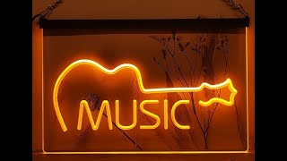 Guitar Neon Sign [upl. by Bora77]