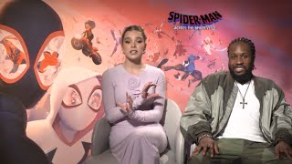 Shameik Moore Hailee Steinfeld and the directors of SpiderMan Across the SpiderVerse  Cineplex [upl. by Schaab]