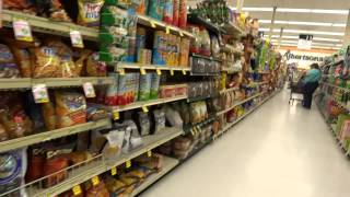 American Grocery Store Food Market Albertsons USA Supermarket Video Review [upl. by Airotnahs]