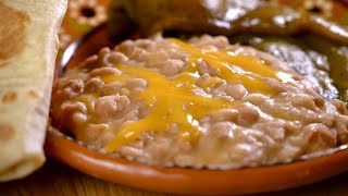 HOW TO MAKE REFRIED BEANS EXTRA CREAMY AND DELICIOUS Simple Down Home Recipe [upl. by Koehler]