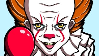 Drawing Pennywise  Inktober Day 13 [upl. by Areehs]