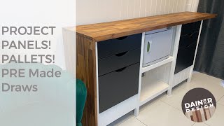 BUFFET BENCH CABINET How I made it [upl. by Henigman]