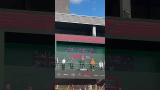 The BRITISH National Anthem at the F1 Belgian Grand Prix 🏎 [upl. by Herriott]