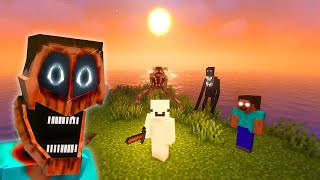 Surviving The Mimicer on an Island in Minecraft [upl. by Sisco297]