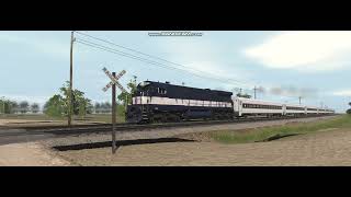 NJDOT GE U34CH Diesel Commuter Passenger Runby [upl. by Ahsram]