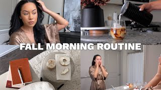 THE PERFECT COZY FALL MORNING ROUTINE  My Routine for Moisturizing Dry Skin  Marie Jay [upl. by Rosel]