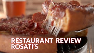 Restaurant Review  Rosatis Pizza and Sports Pub  Atlanta Eats [upl. by Eulalia]