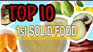 TOP 10 solid food for baby Masustansya at Easy to Prepare Puree for 6 months old baby [upl. by Gunn846]