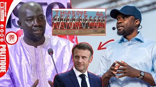 Polémique Thiaroye 44 réplique de Sonko à Macron les révélations de Thierno Diop [upl. by Aivyls]