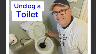 Most people DONT Know How to Unclog Toilet Easy fast DIY [upl. by Anhsirk]