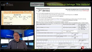 Can You Insure A Salvage Title [upl. by Vandervelde]