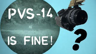 PVS14 as A Handheld Monocular Worth it NIGHT VISION POV [upl. by Byrne]