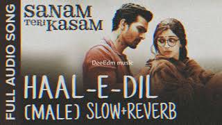 HaalEDil Mera  SLOW  REVERB  Sanam Teri Kasam Movie Song  MALE VERSION  DeeEdm [upl. by Carrie]