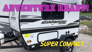 Adventure Ready Super Compact 2021 Jayco Jay Feather Micro 12SRK [upl. by Nerrual]