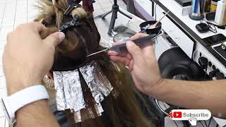 RETOQUE DE BALAYAGE PASO A PASO COLOR CORRECION [upl. by Amitaf248]