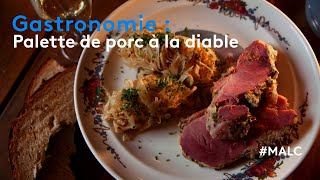 Gastronomie  palette de porc à la diable [upl. by Irej]