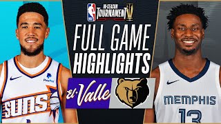 SUNS at GRIZZLIES  NBA INSEASON TOURNAMENT 🏆  FULL GAME HIGHLIGHTS  November 24 2023 [upl. by Savory]