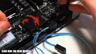 Silverstone Ultra Slim Sata Cable Overview [upl. by Eerpud734]