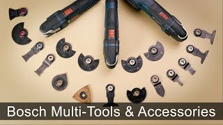 An Overview of Bosch Oscillating MultiTools and Accessories [upl. by Wendolyn916]