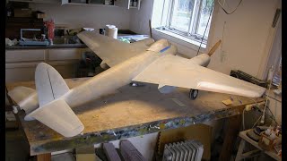 de Havilland DH103 Hornet Scratchbuilt Electric [upl. by Ilsa]