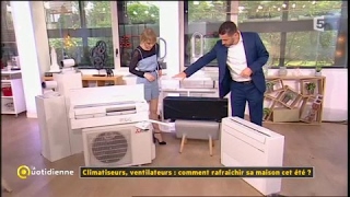 Dossier du Jour  Climatiseurs ventilateurs  comment rafraichir sa maison cet été [upl. by Laynad]