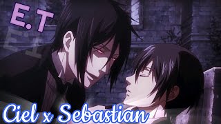 Ciel x Sebastian 𝐒𝐞𝐛𝐚𝐜𝐢𝐞𝐥 ✦ET✦ 𝓑𝓵𝓪𝓬𝓴 𝓑𝓾𝓽𝓵𝓮𝓻【𝐀𝐌𝐕】 [upl. by Eidnew]