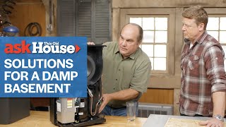 Easy Solutions for a Damp Basement  Ask This Old House [upl. by Maker555]