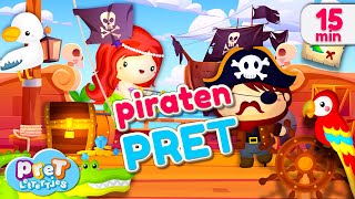 Peuter Piraten Pret 🦜  Woorden Leren met Pretlettertjes [upl. by Ditzel]