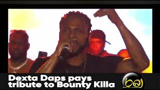 Dexta Daps pays tribute to Bounty Killa [upl. by Suzi]