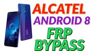 ALCATEL 3 5053k GOOGLE ACCOUNT FRP BYPASS ALCATEL 2019 ALL ANDROID 80 FR BYPASS [upl. by Fiora488]