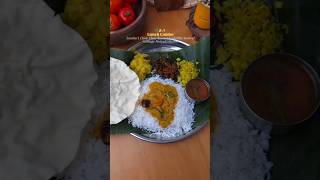 Lunch combo sambar  chow chow kootubrinjal varuvalcabbage poriyalrasam [upl. by Airec]