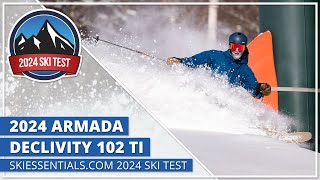 2024 Armada Declivity 102 Ti  SkiEssentialscom Ski Test [upl. by Arahs]