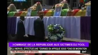 Cérémonie d’hommage aux compatriotes morts pour défendre le fauteuil de Sassou [upl. by Giorgio586]