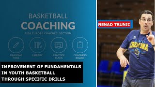 Nenad Trunic I Improvement of Fundamentals in Youth Basketball through Specific Drills I FIBA Clinic [upl. by Jarrad670]