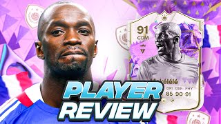 91 ULTIMATE BIRTHDAY ICON MAKELELE SBC PLAYER REVIEW  FC 24 Ultimate Team [upl. by Hamfurd63]