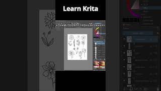 KRITA 513  HOW TO RESIZE THE TOOLBAR ICONS [upl. by Sirapal]