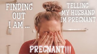 LIVE PREGNANCY TEST AFTER MISCARRIAGE  TELLING MY HUSBAND IM PREGNANT [upl. by Ikilisav]