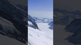 🇨🇭Aletsch Glacier the largest glacier in the Alps abba travel switzerland swiss swissalps [upl. by Londoner266]