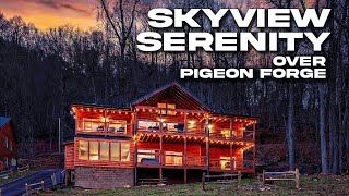 PIGEON FORGE CABIN TOUR 5Br5Ba Cabin Overlooking Pigeon Forge TN MAJESTY ON BLUFF MTN [upl. by Isiad]