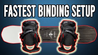 FAST amp EASY Way to Setup Snowboard Bindings [upl. by Feodora]