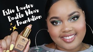 Estee Lauder Double Wear StayinPlace Foundation Review  Demo  KelseeBrianaJai [upl. by Grim]