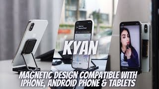 Kyan A Slim Magnetic Phone Stand that can be Used Anywhere [upl. by Nelo]