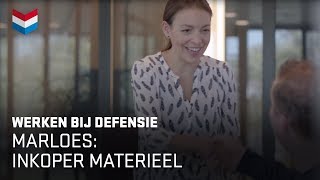 Marloes  Inkoper materieel  Werken bij Defensie als nietmilitair [upl. by Eciralc]