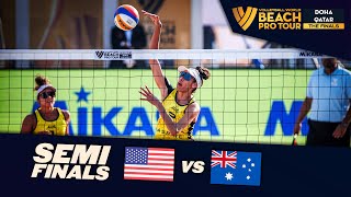 NussKloth vs MariafeClancy  Semi Final Highlights  Doha Finals 2023 BeachProTour [upl. by Olihs]