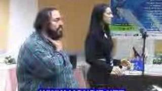 monica naranjo ensayando con luciano pavarotti quotagnus deiquot [upl. by Aisilef615]