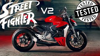 2022 Ducati Streetfighter V2  Tested [upl. by Arriet]